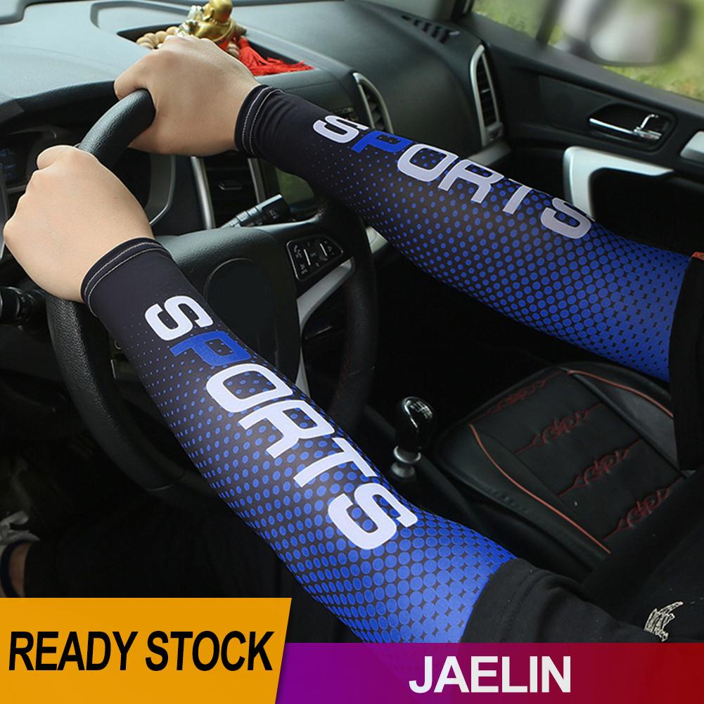 Jae❤1 Cặp Găng Tay Chống Nắng Unisex Cho Hoạt Động Thể Thao Ngoài Trời