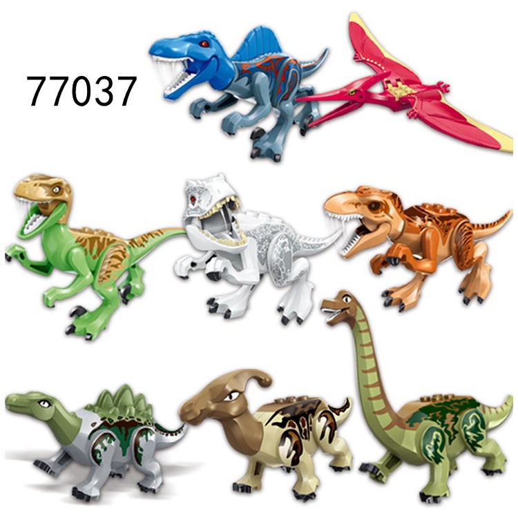COMBO 8 Minifigures Lắp Ráp Khủng Long Bạo Chúa Khủng Long Bay YG77001 77037