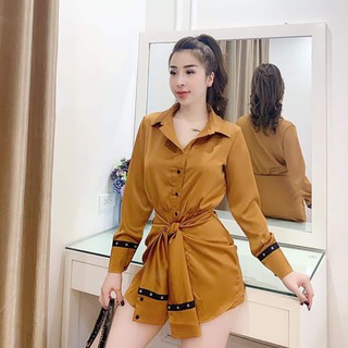 Set bộ sơ mi nữ kèm quần