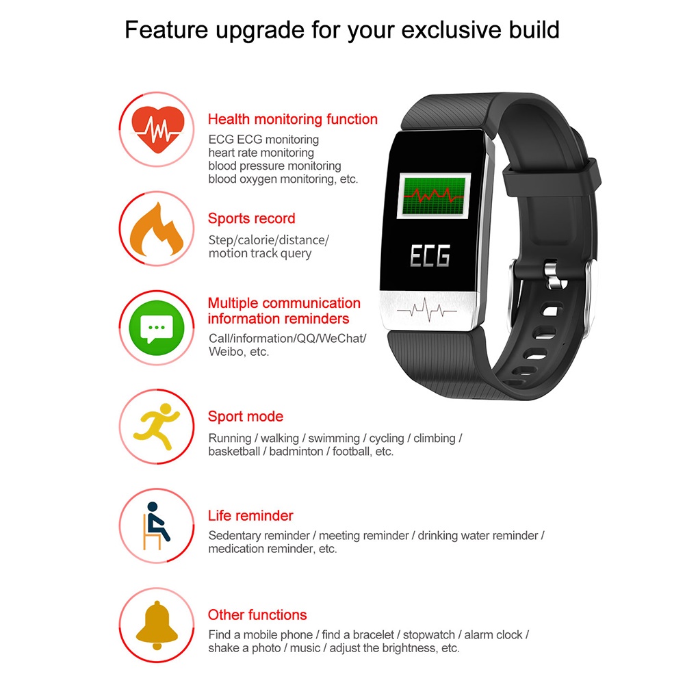 Đồng Hồ Đeo Tay Thông Minh Chống Nước Ip67 Đo Nhịp Tim Thiết Kế Thời Trang Và Phụ Kiện