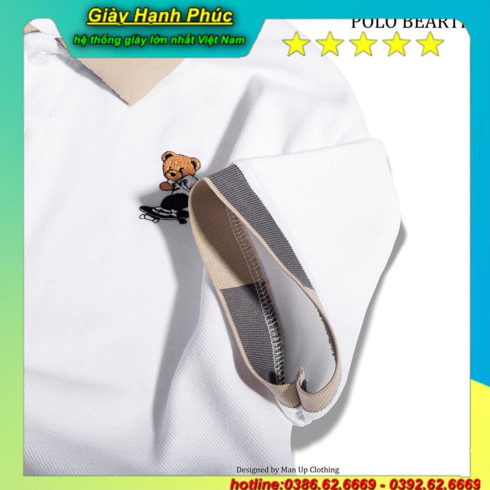 Áo thun nam có cổ form ôm phong cách công sở, polo tay ngắn đủ màu ngực thêu Beartin QA | BigBuy360 - bigbuy360.vn