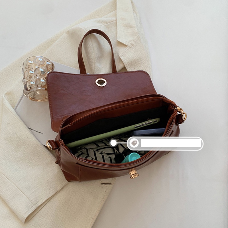 Túi Đeo Chéo Hình Vuông Cỡ Lớn Phong Cách retro Thời Trang Cho Nữ