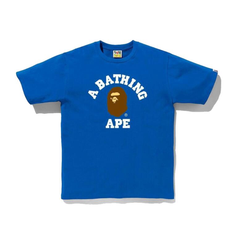 Áo Thun Cotton Tay Ngắn In Họa Tiết Bape Thời Trang Cho Nam Và Nữ