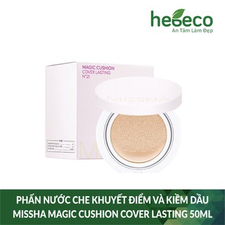 Phấn Nước Che Khuyết Điểm Và Kiềm Dầu Missha Magic Cushion Cover Lasting 50ml - Hàn Quốc Chính Hãng