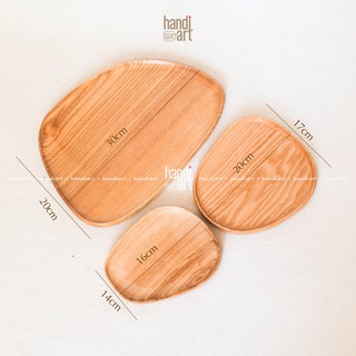 Khay gỗ lệch, Khay gỗ Decor