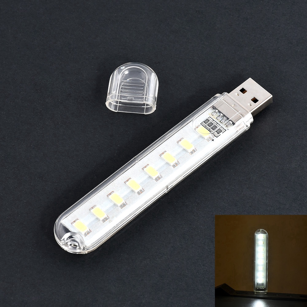 Đèn Led 8 Bóng Mini Cổng Usb