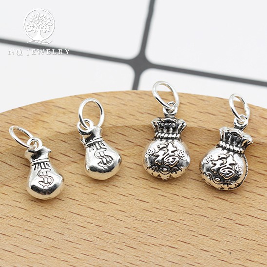 Charm bạc hình túi treo - NQ Jewelry