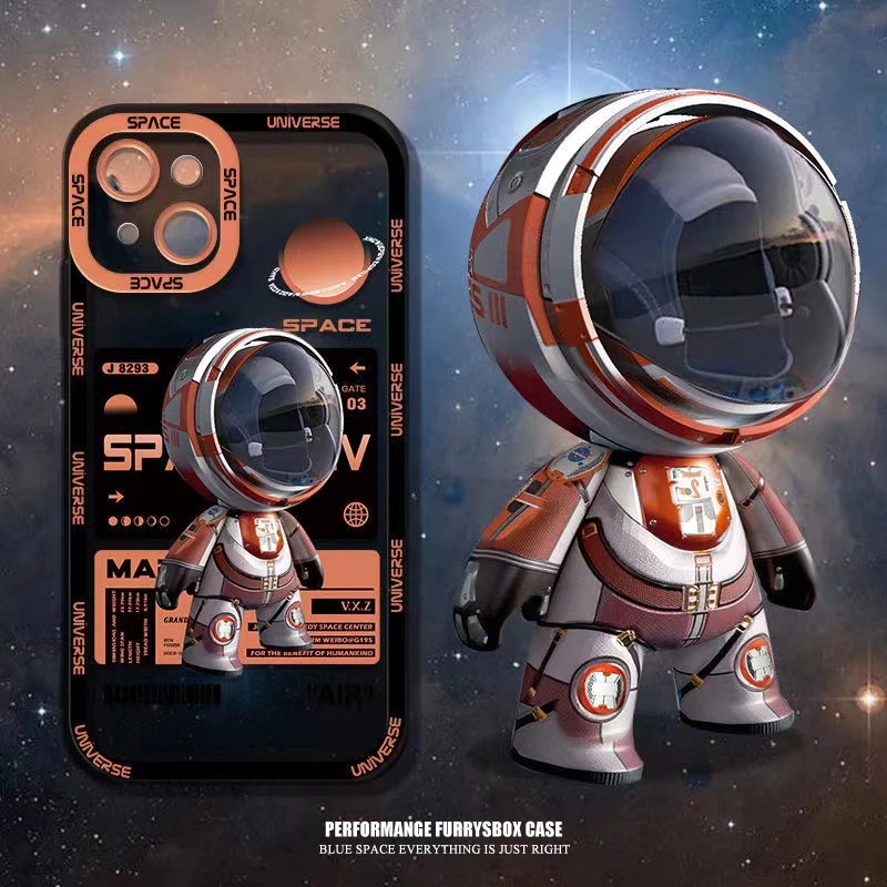 Ốp Điện Thoại TPU Mềm Hình Nasa Cho iPhone 13 12 11 Pro Max X XR XS Max 7 8 Plus SE 2 3