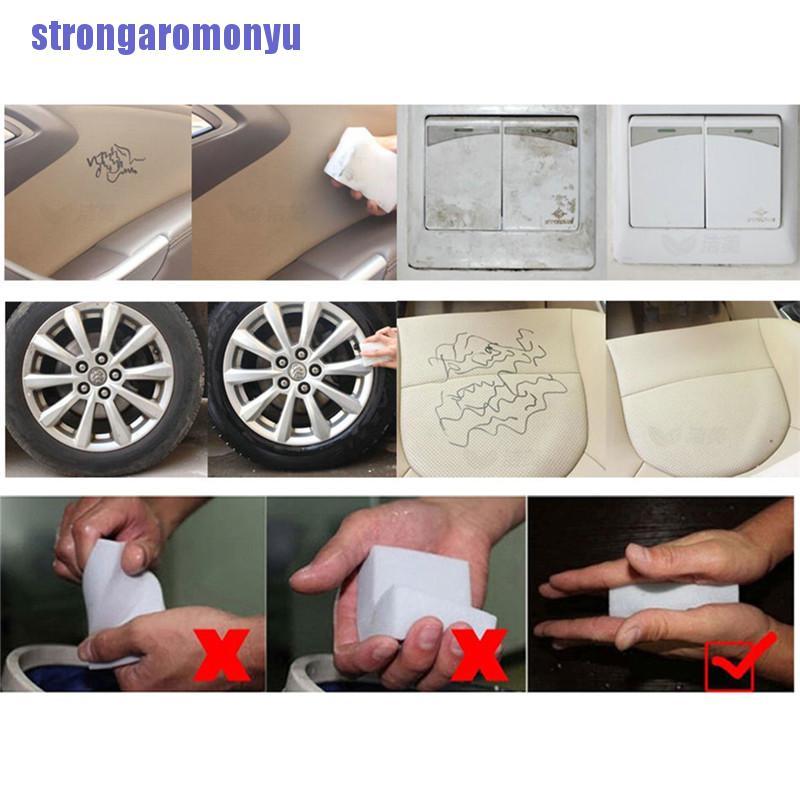 (Hàng Mới Về) Bộ 10 / 50 Miếng Bọt Biển Nano Ma Thuật Đa Chức Năng Giúp Tẩy Sạch Hiệu Quả