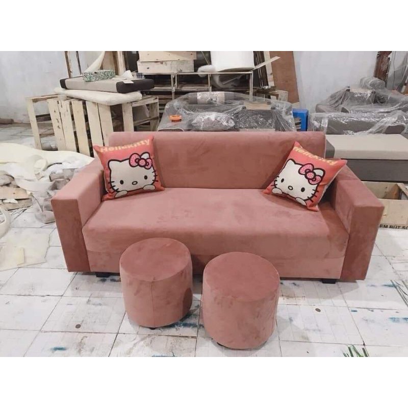 sofa nỉ giá tại xưởng 5 món