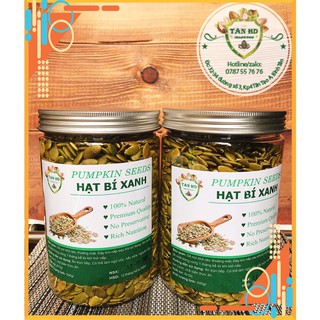 Hạt bí xanh ấn độ rang chín - hộp 500gr