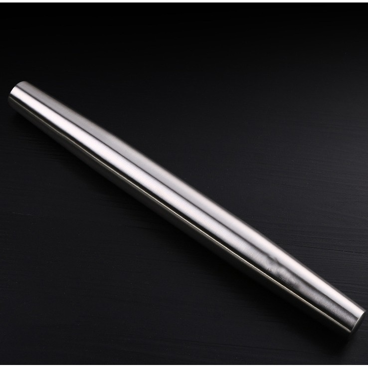 Cây cán bột Inox không rỉ dùng bền bỉ không lo ẩm mốc IN35 (dài 32cm)