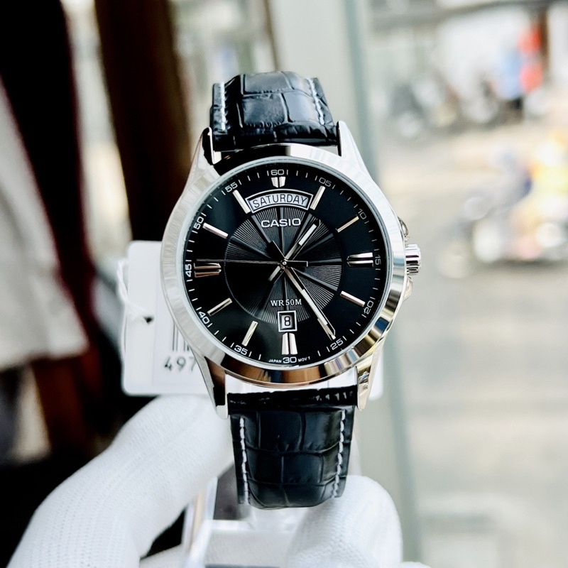 Đồng hồ casio nam thanh lịch MTP-1381 new fullbox chính hãng