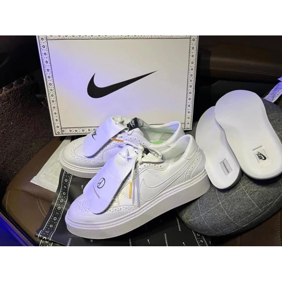 Giày Best Quality Sneaker ***PEACEMINUSONE x Nike Kwondo g-dragon's peaceminusone triple white | BigBuy360 - bigbuy360.vn