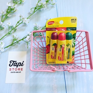 Set son dưỡng chống nắng Carmex Daily Care Assorted Lip Balm Tubes