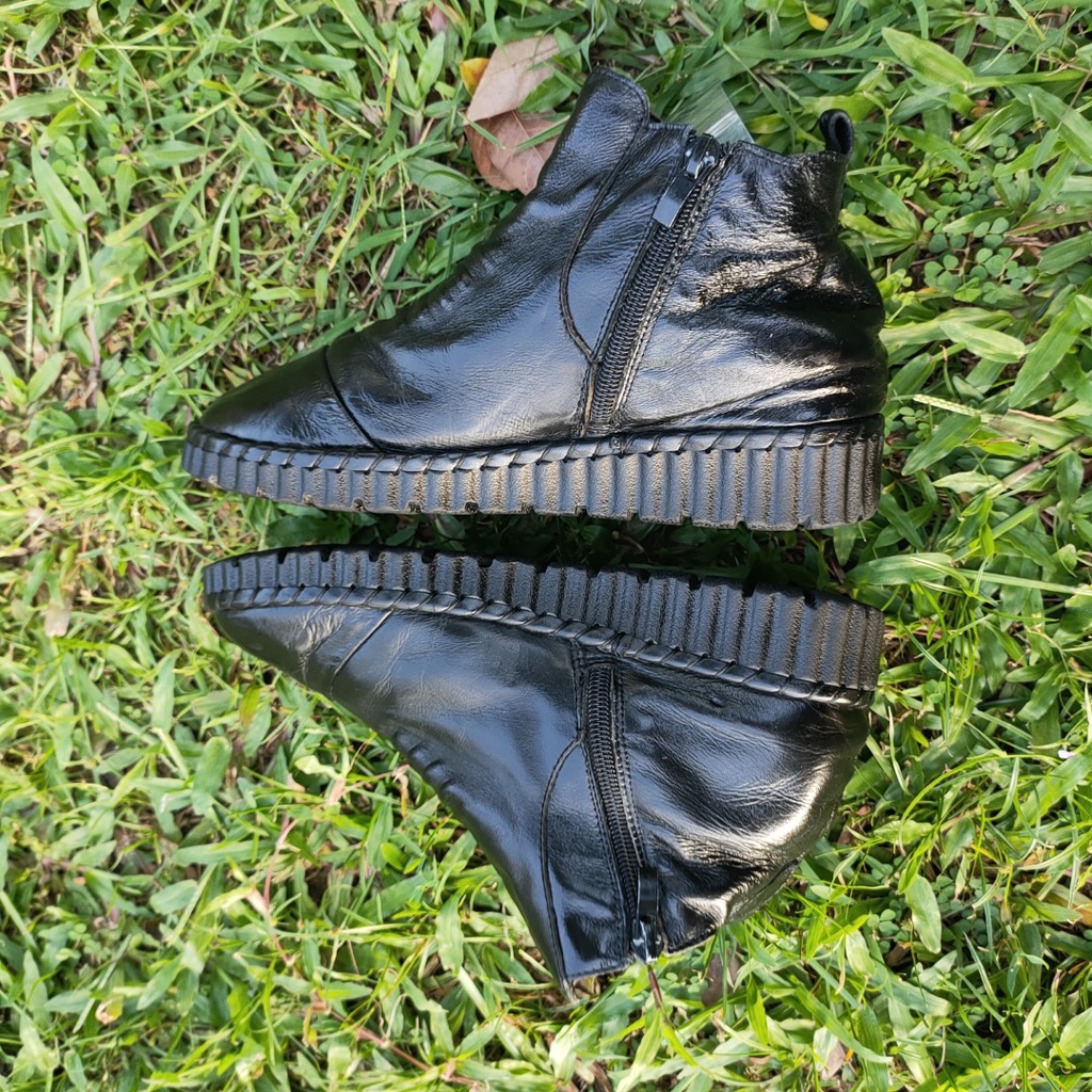 Boots Bốt size 38.5 Da thật second-hand B017- Đồ Si Bon