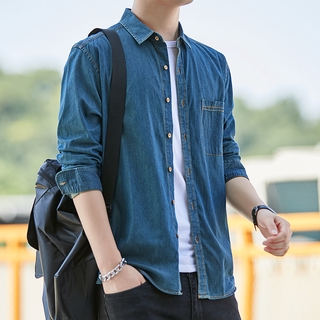 Áo Sơ Mi Denim Thời Trang Dành Cho Nam