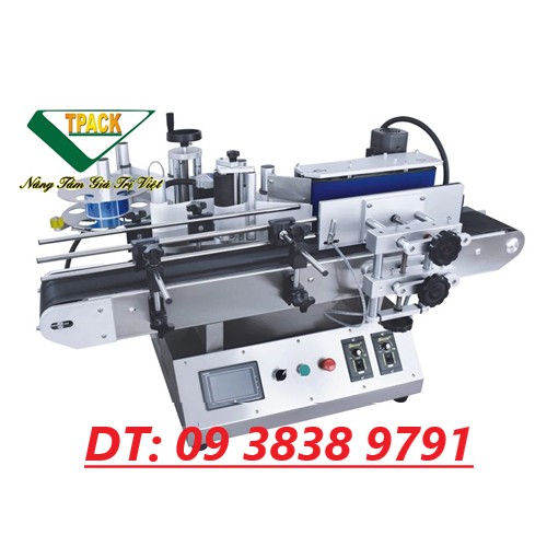 Máy dán nhãn chai tròn tự động. Dán tốc độ cao