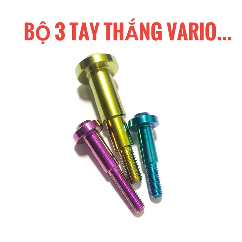Bộ 3 Ốc tay thắng + tán GR5 dành cho Xe Vario