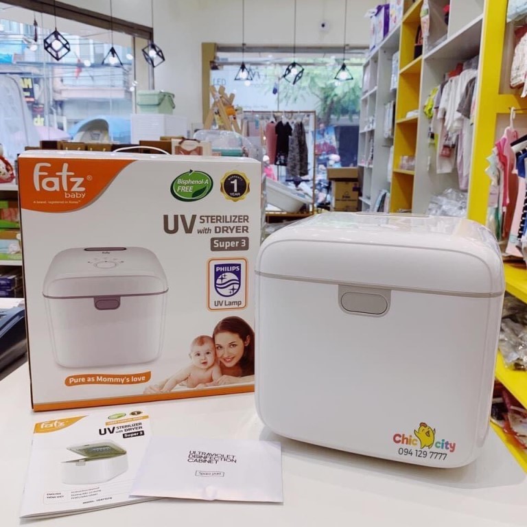 Máy tiệt trùng sấy khô tia UV cao cấp - 10L - Fatz FatzBaby Super 3 - FB4715TN