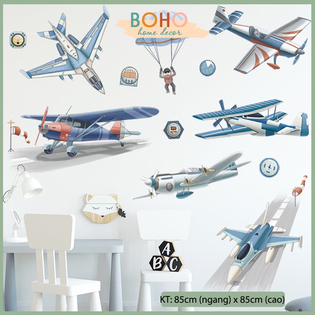 Decal dán tường cho bé yêu, tranh dán tường phòng ngủ, tủ đồ, tủ lạnh nhiều mẫu | BigBuy360 - bigbuy360.vn