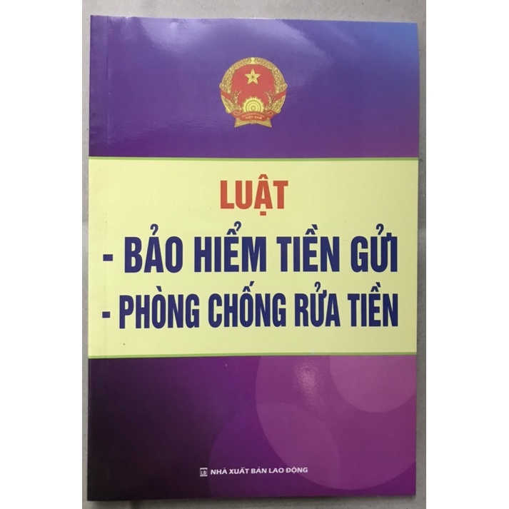 Sách Luật bảo hiểm tiền gửi, phòng chống rửa tiền