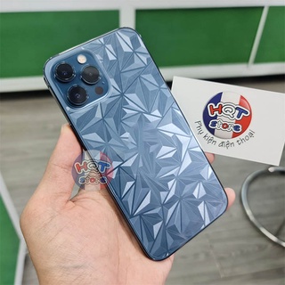 Miếng dán mặt lưng 3D vân kim cương IP 12 Pro Max / 12 Pro / 12