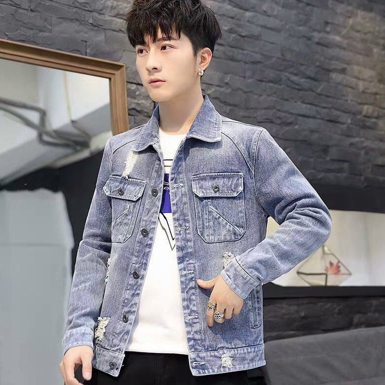 Áo khoác jean nam thời trang cao cấp, chất liệu denim thoáng mát, hàng chuẩn shop StoreBEN Shop0807 S13