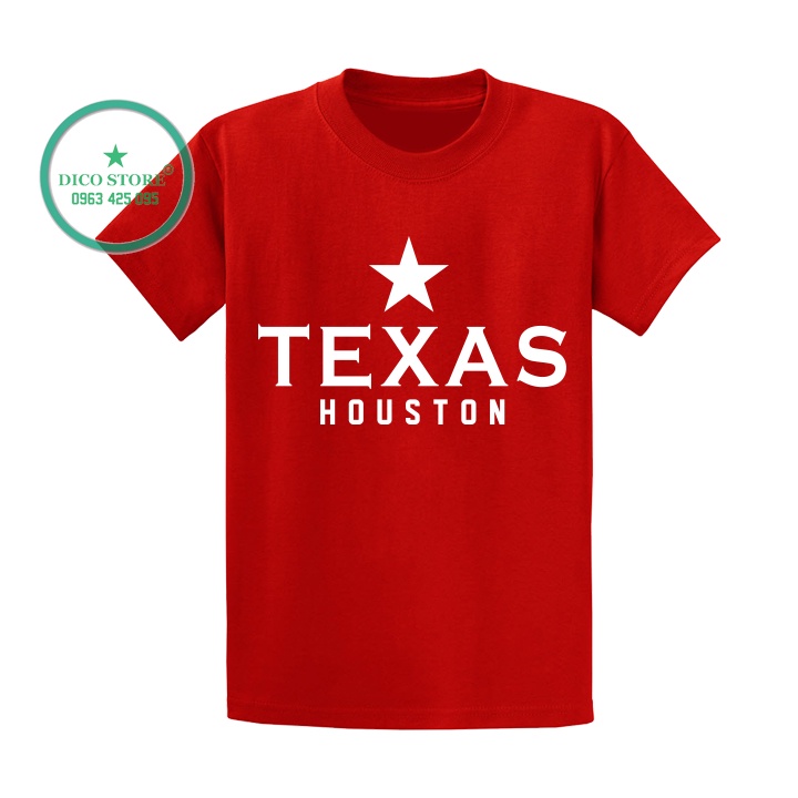 Áo thun TEXAS UNISEX NAM NỮ FORM RỘNG VẢI THUN COTTON MỀM MỊN