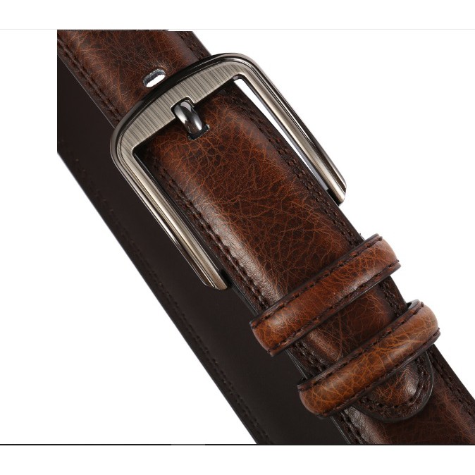 Thắt Lưng Dây Nịt Nam Da Bò 100% Khóa Kim - Đồ Da Kingshop BH 3 Năm