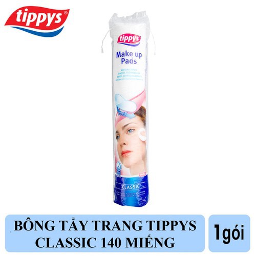 Bông Tẩy Trang Tippys Classic 140 Miếng