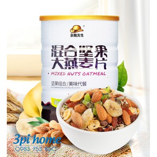 Ngũ Cốc Dinh Dưỡng mix hoa quả sấy MIXED NUTS OATMEAL date 11/2019