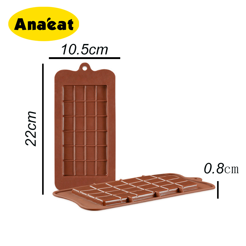 Khuôn Silicon Làm Bánh Kẹo / Nước Đá ANAEAT Có 24 Ô Tiện Lợi
