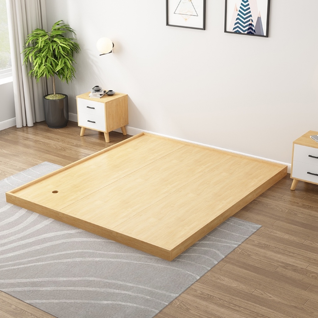 Giường Ngủ Bệt Phong Cách Nhật Bản Thiết Kế Đơn Giản – Nội thất phòng ngủ GHC-9192