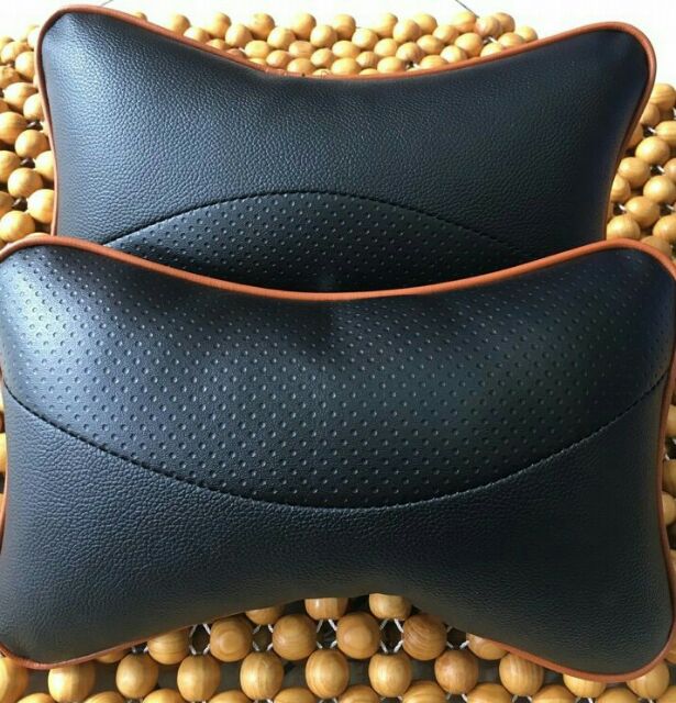 Bộ 2 gối da tựa đầu trên xe ô tô