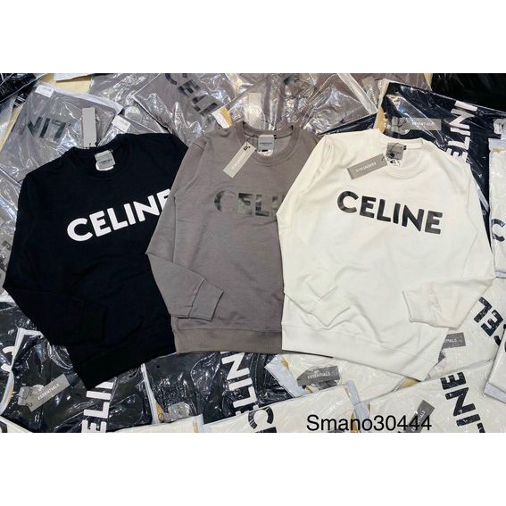 Áo nỉ thu đông dài tay CELINE đơn giản, phối đồ hiệu quả.