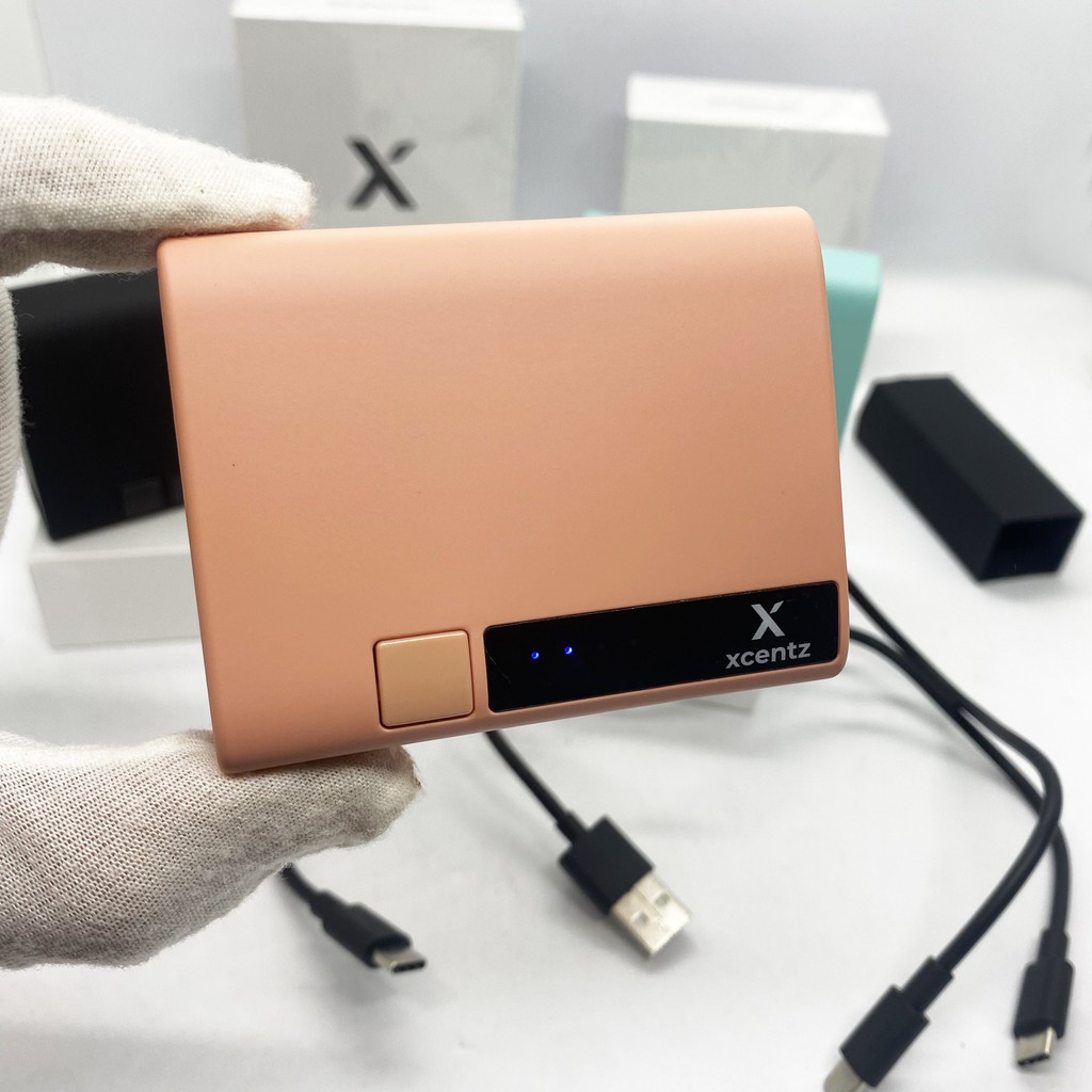 Sạc Dự Phòng Xcentz 10000mAh - 18W PD - Sạc Nhanh USB-C. QC 3.0 - Nhỏ Gọn Tiện Lợi