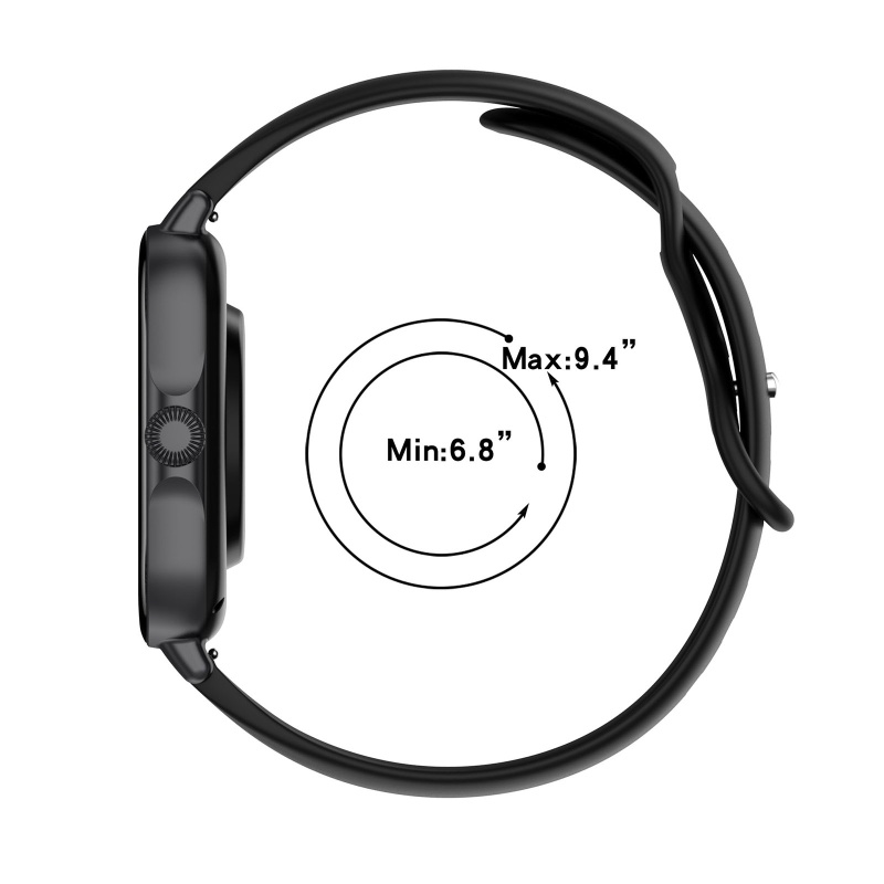 Dây Đeo Thay Thế Chất Liệu Silicon Màu Trơn Cho AmazfitBip 3 / Lite LIDU1