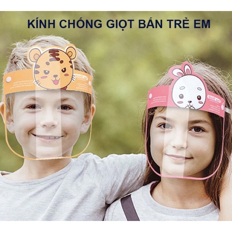 Kính chống giọt bắn cho bé trai bé gái