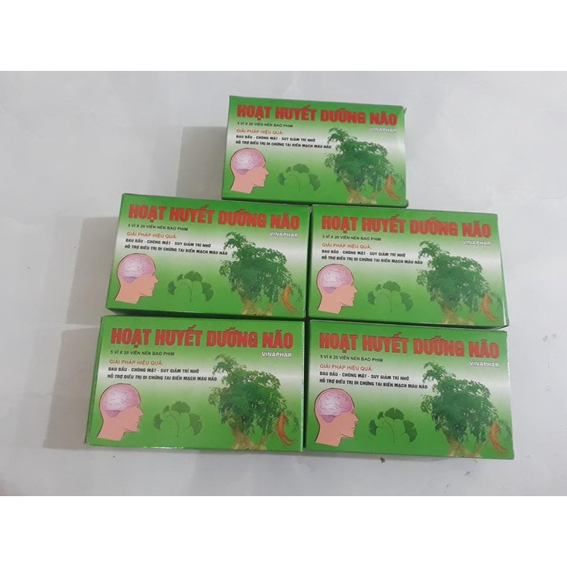 Hoạt huyết dưỡng não chính hãng vinaphar - 100 viên