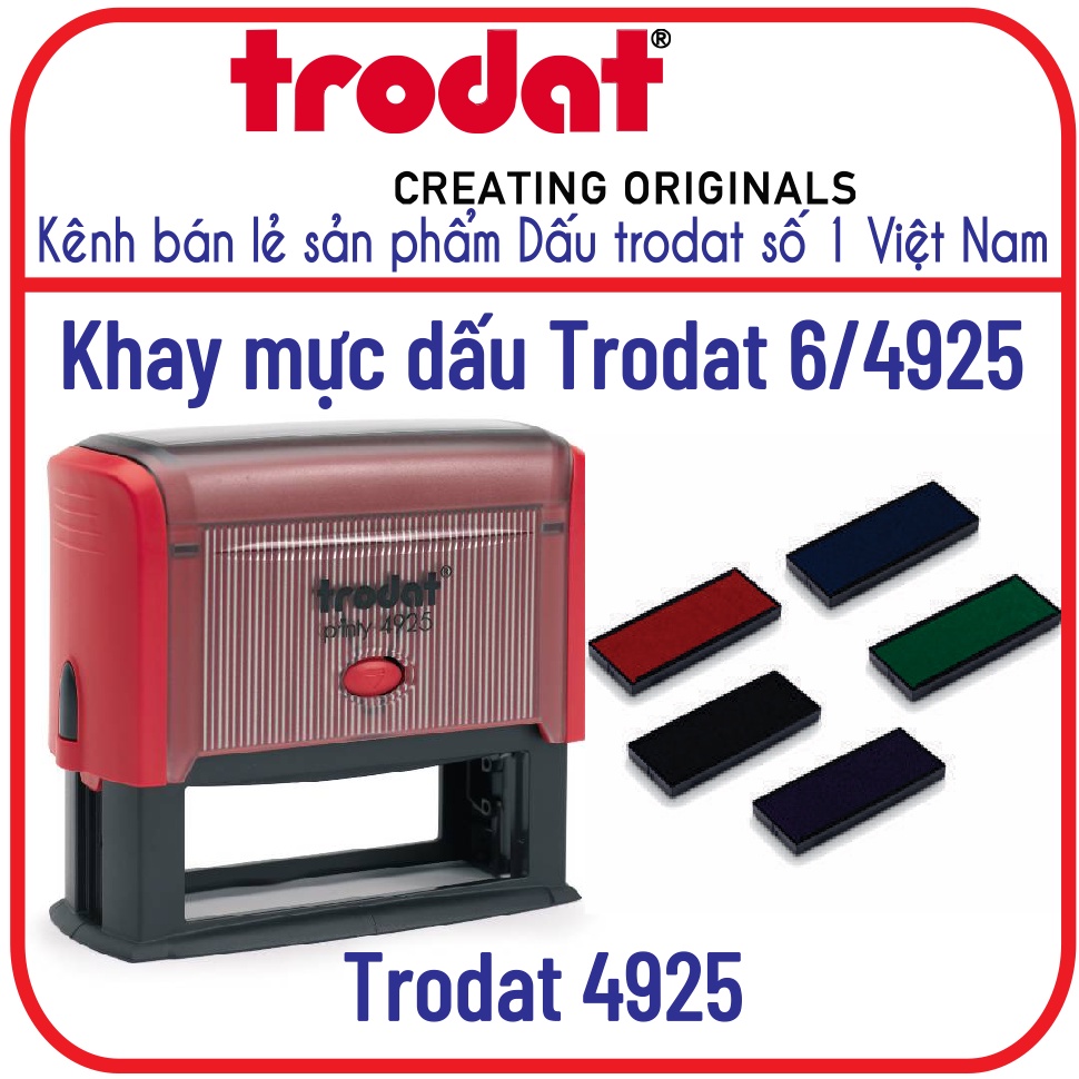 Khay mực dấu, tampong dấu Trodat 4925