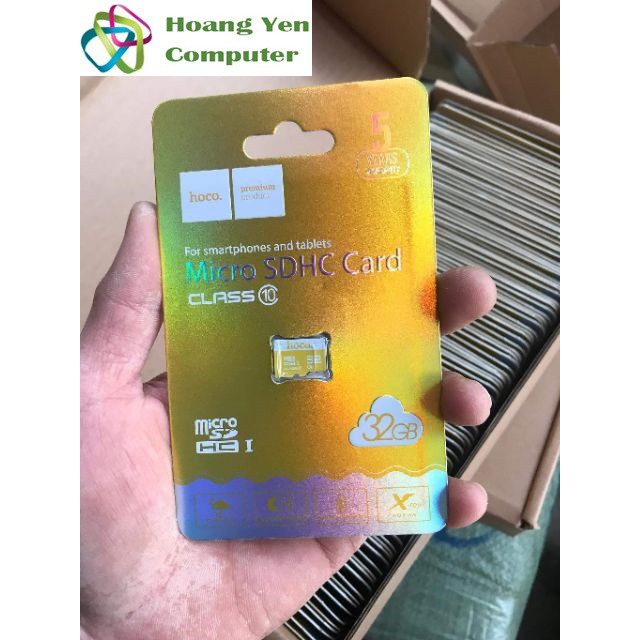 Thẻ Nhớ MICRO SDHC 32GB Hoco Class 10 90MB/S Chống Nước - BH 5 Năm