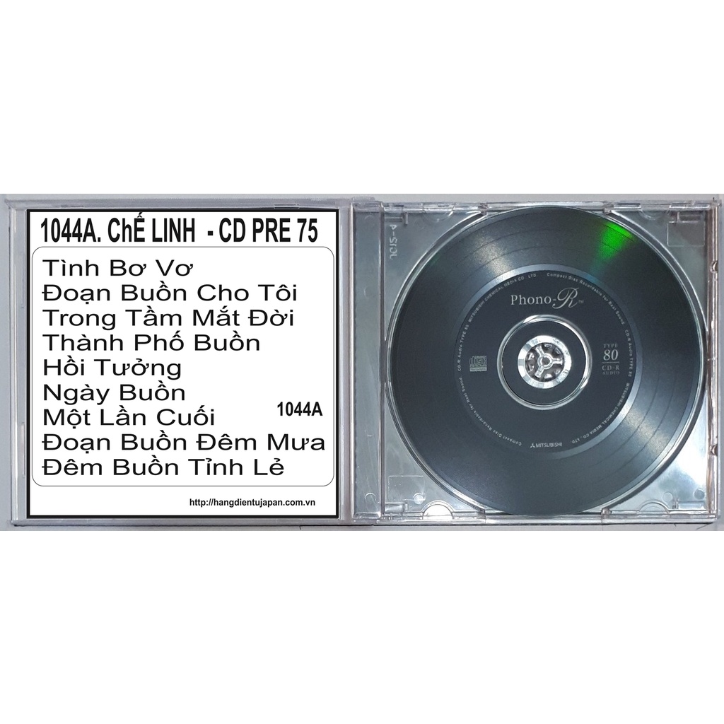 BỘ 5 CD CHẾ LINH - CD PRE 75 ( 1043A - 1045B )
