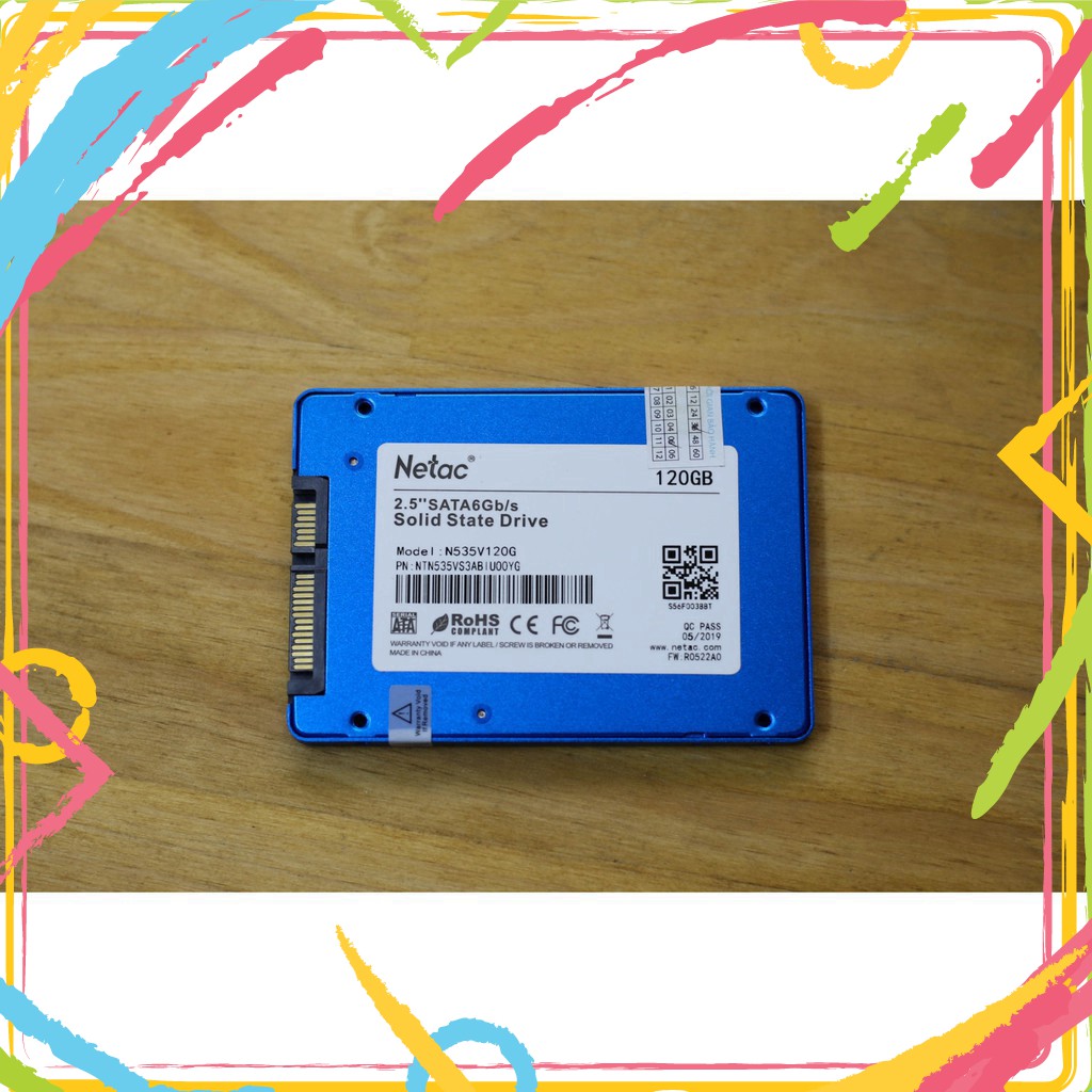 EW31 HDGD Ổ cứng SSD 120GB Netac N535S SATA III 6GB/s 2.5 inch Bảo Hành 36 Tháng 25