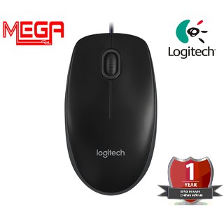 Chuột Máy Tính Có Dây Logitech B100 Đen Chuột Logitech Laptop Để Bàn Chuột Chính Hãng - Bảo hành 12 tháng