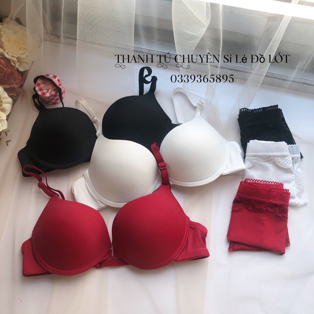 Set Bộ Đồ Lót nữ cao cấp CharmAiry dây mảnh Cài trước tạo khe có gọng nâng đẩy ngực gợi cảm 1501 (  cả bộ ) | BigBuy360 - bigbuy360.vn