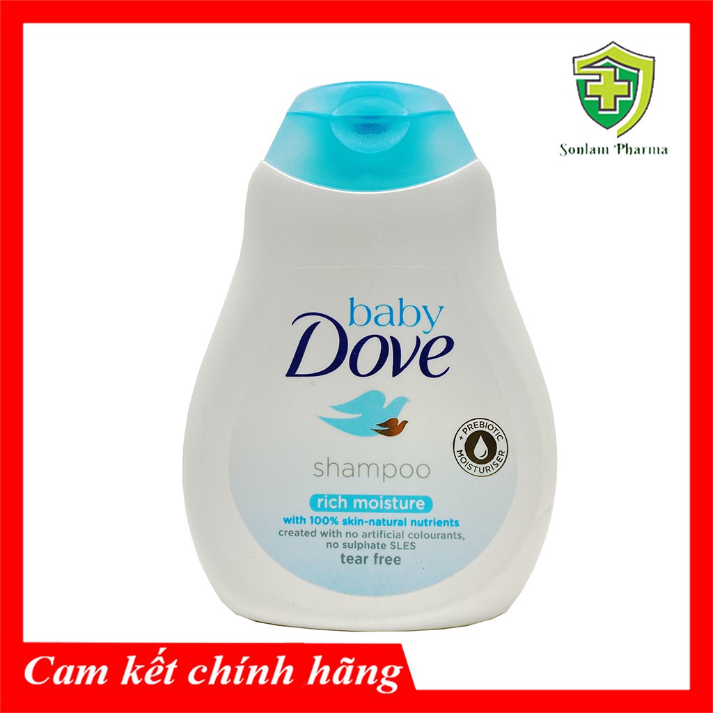 Sữa tắm Baby Dove Shampoo Rich Moisture chai 200ml - Sữa tắm toàn thân cho bé