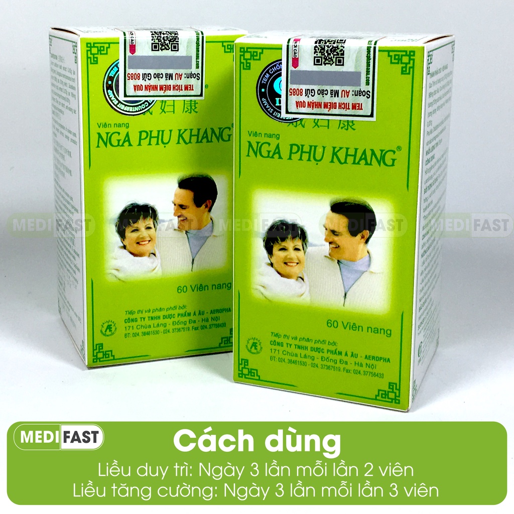 Nga Phụ Khang - Hỗ trợ giảm U xơ tử cung, u nang buồng trứng từ thảo dược - Mua 6h tặng 1h bằng tem tích điểm