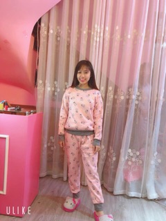 Bộ ngủ nỉ lót bông