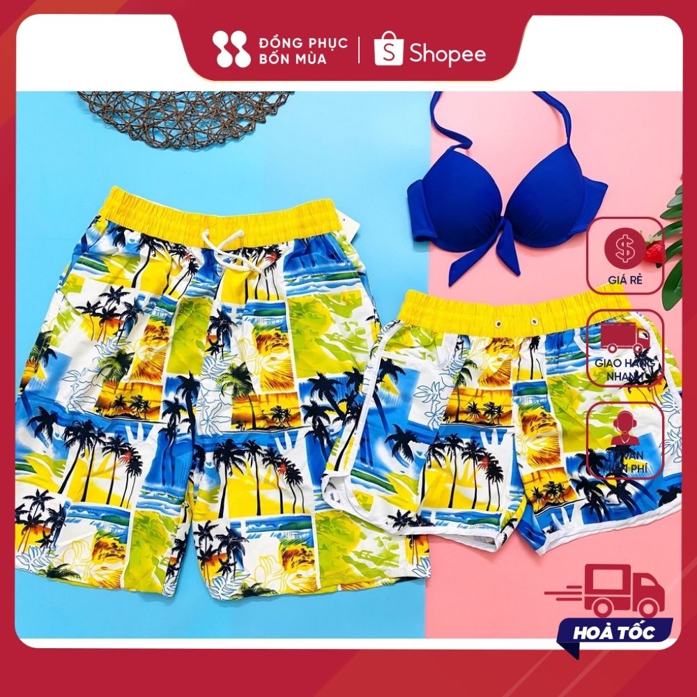 [HÀNG LOẠI 1] Quần họa tiết đi biển nam nữ chất dù cao cấp, Hoạ tiết độc đáo, nổi bật sẵn hàng có hỏa tốc